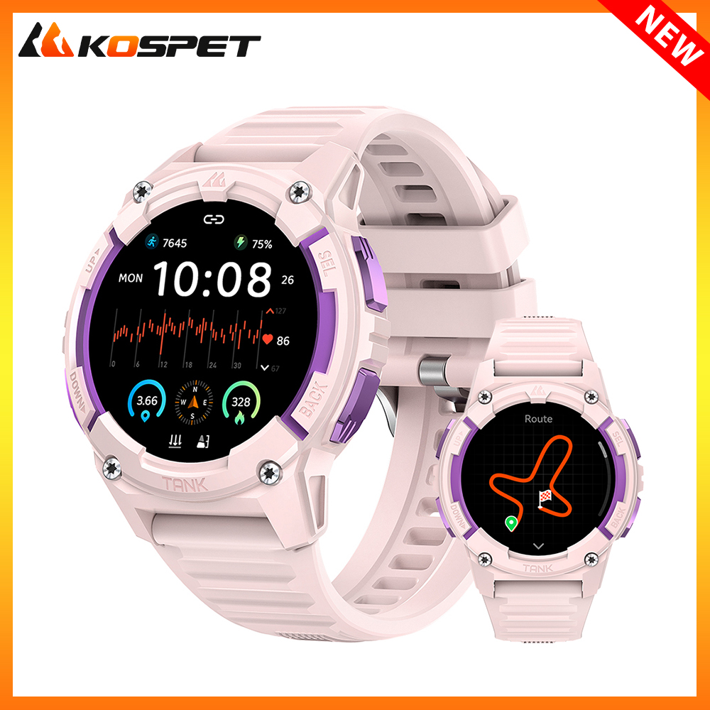 Smartwatch Digital Watches For Women - KOSPET TANK S2 GPS Smart Uhren
