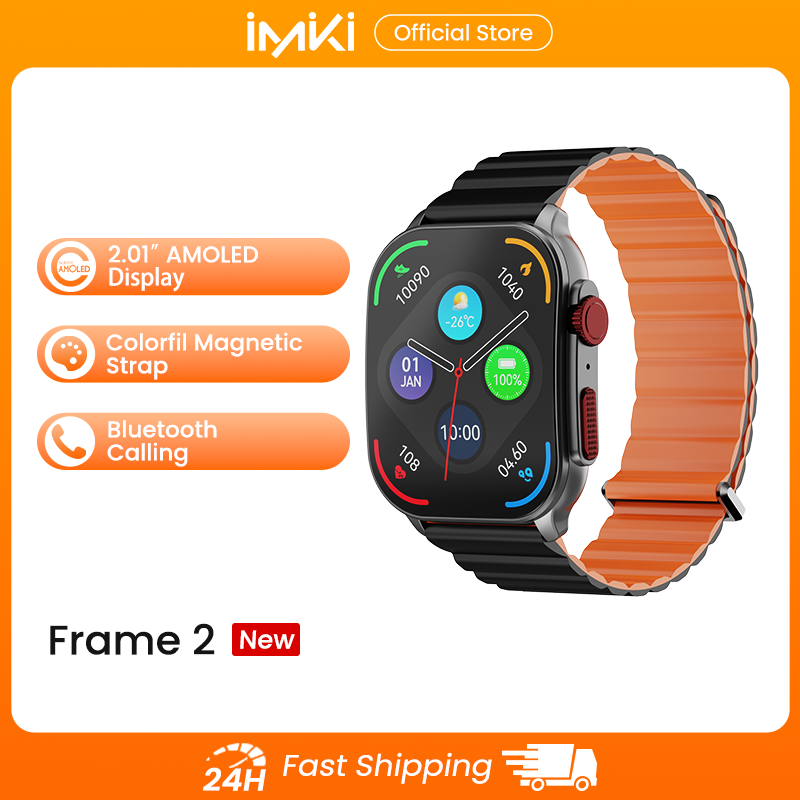 Smartwatch Health Watches - IMIKI Frame 2 Magnetic Starp Smartwatch,