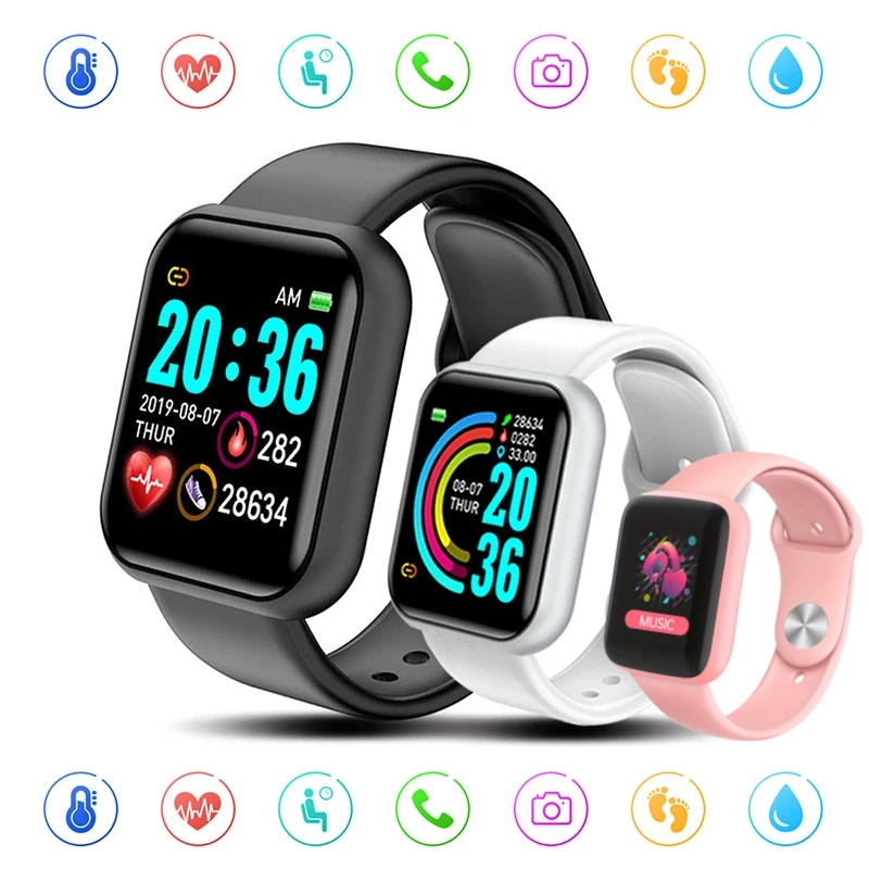 Smartwatch Health Watches - Sport Bluetooth Smart Uhren Farbe Bildschirm