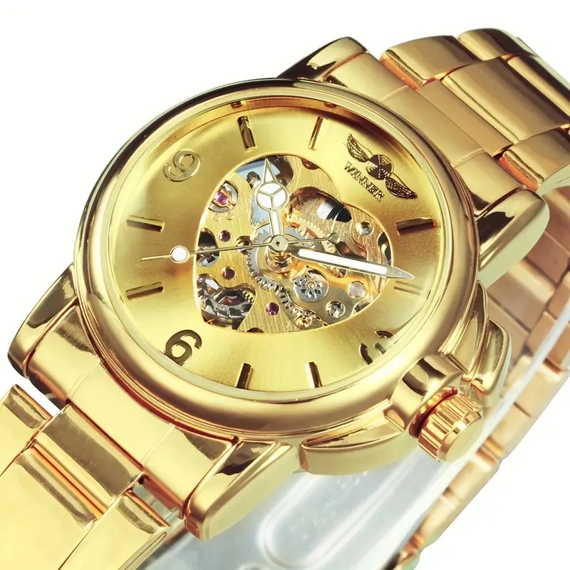 Skeleton Mechanical Watch - Elegante Automatikuhr für Damen – Luxuriöses