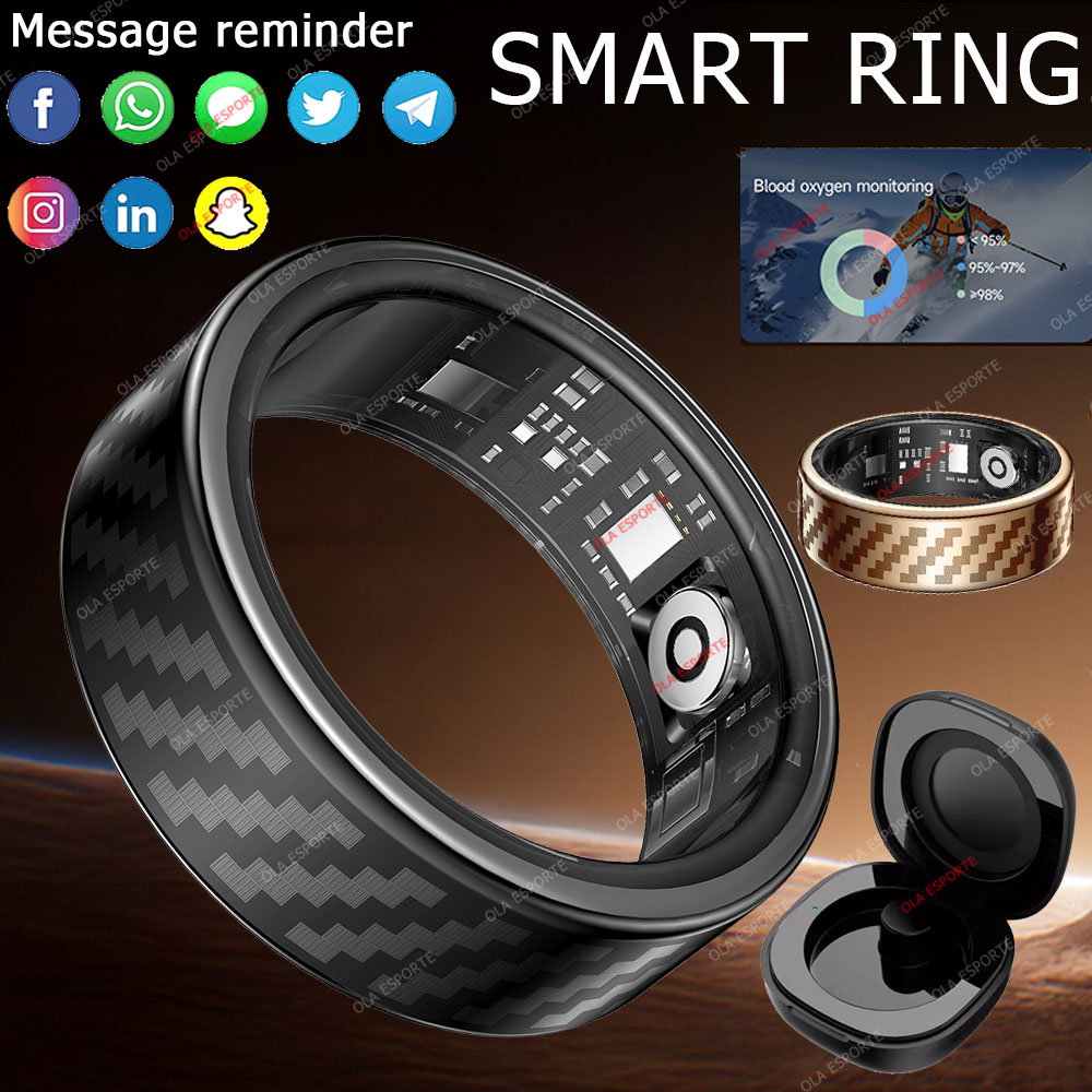 Smartwatch Health Watches - Neuester Smart Ring Anruf Nachricht Benachrichtigung