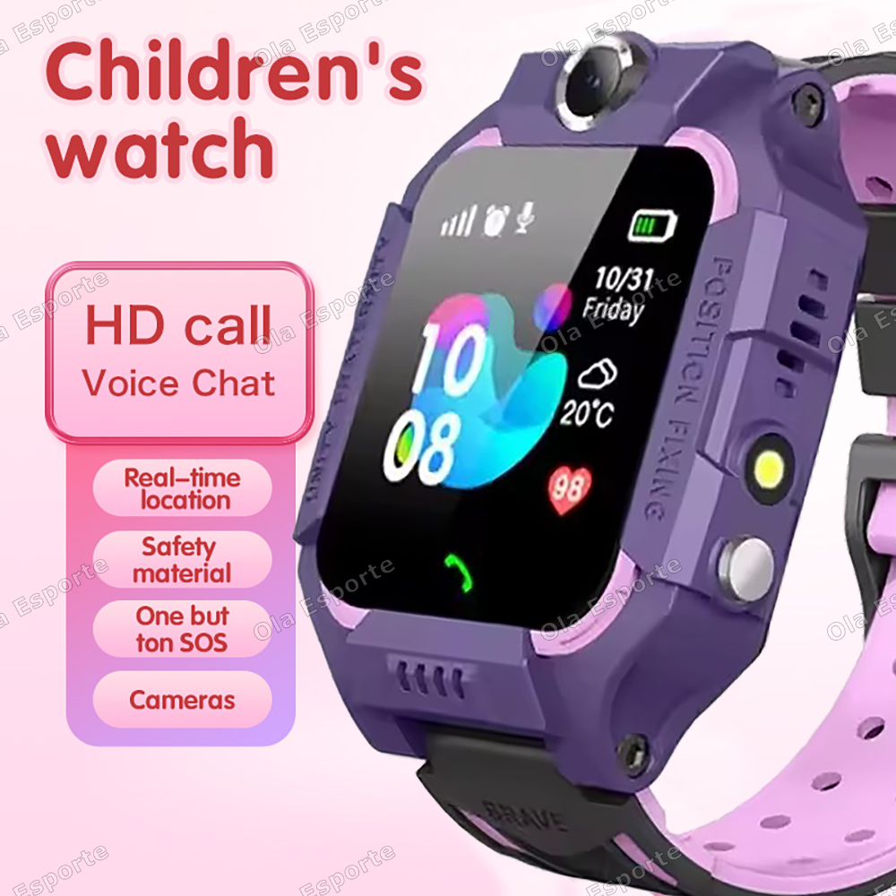 Smartwatch Watches Gift For Boys With Gps - Neue Kinder-Smartwatch 2G SOS Anti-Verlust GPS-Ortung