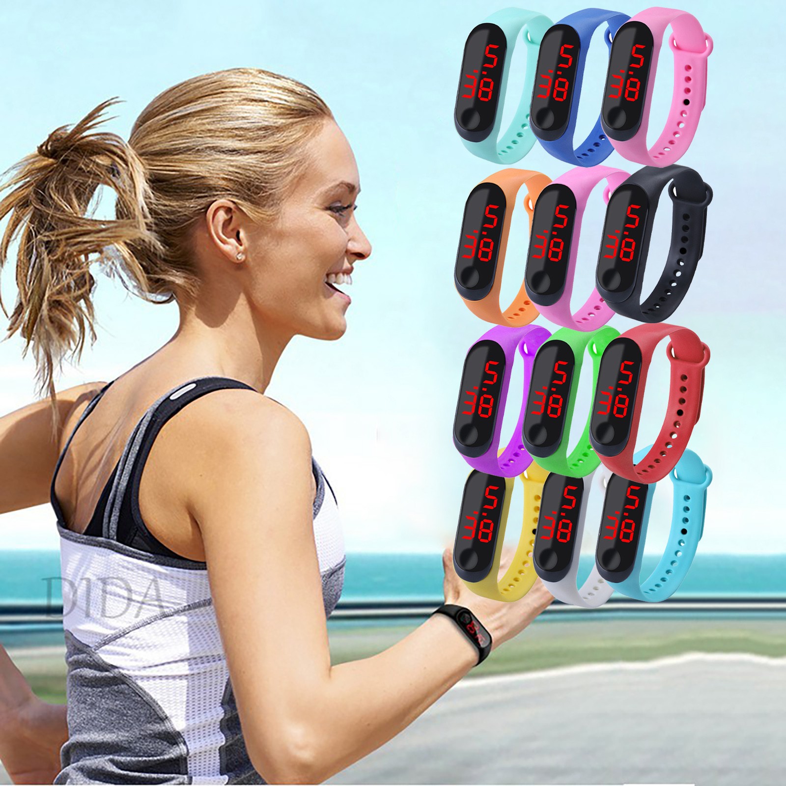 Smartwatch Watches For Kids - Sport-Outdoor-Armband, elektronische Uhr, Sportuhr, lässige Armbanduhr,