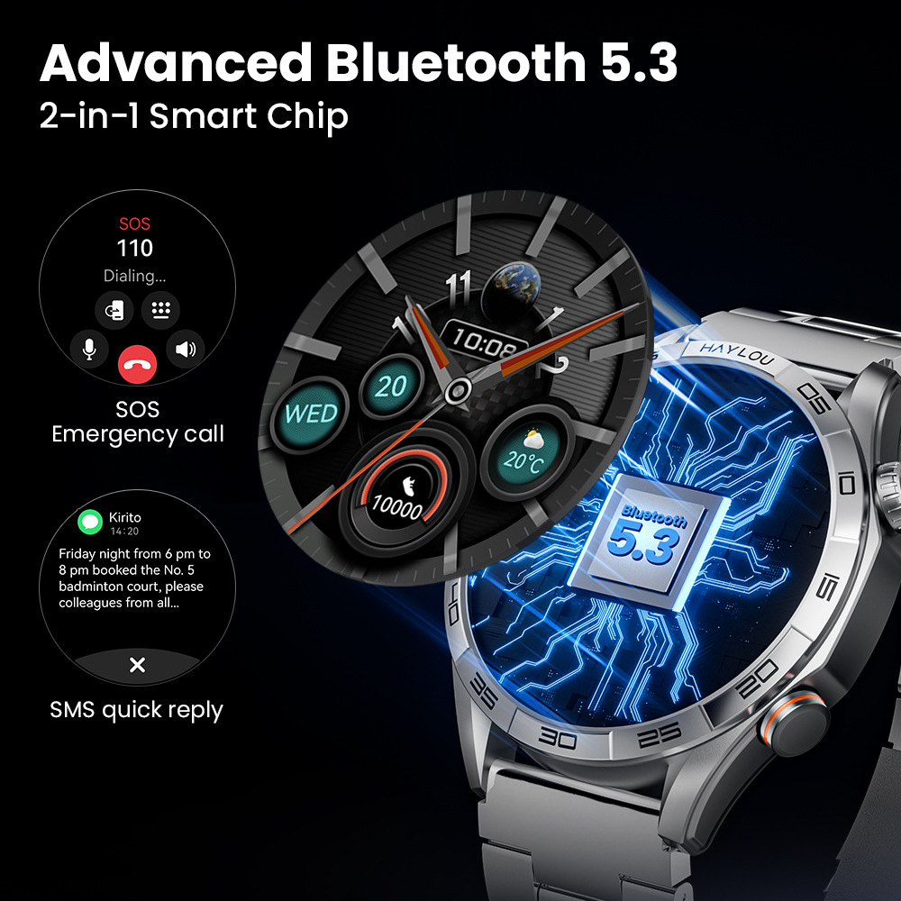 HAYLOU Solar 5 Smartwatch mit  – Smartwatch Health Watches Bewertung und Preis