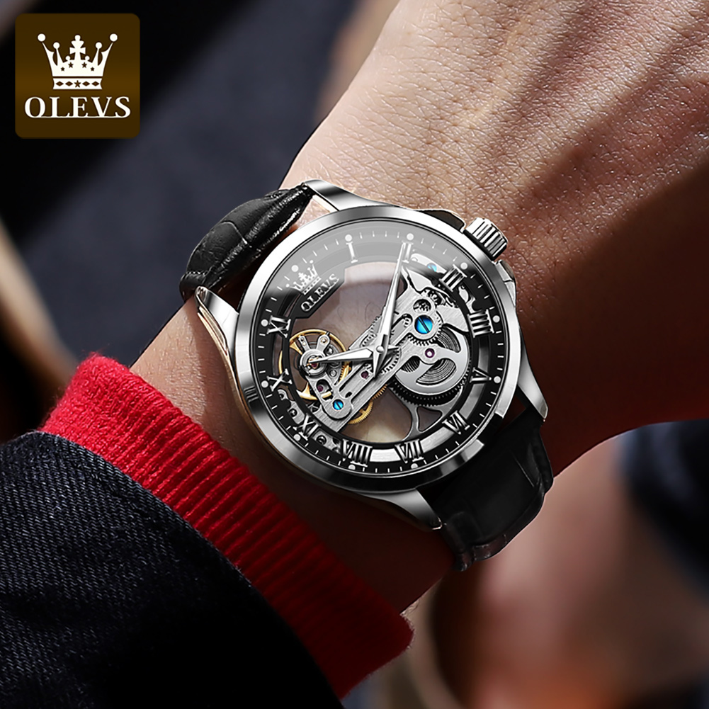 OLEVS Paar Uhren Original Voll – Skeleton Mechanical Watch Bewertung und Preis