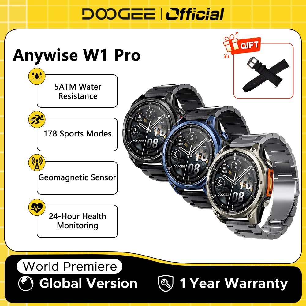 DOOGEE ANYWISE W1 PRO Smartwat – Smartwatch Health Watches Bewertung und Preis