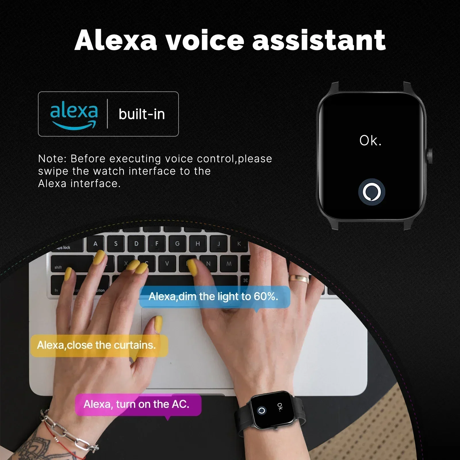 MOES Smartwatch Alexa, integri – Watch Iwo Bewertung und Preis