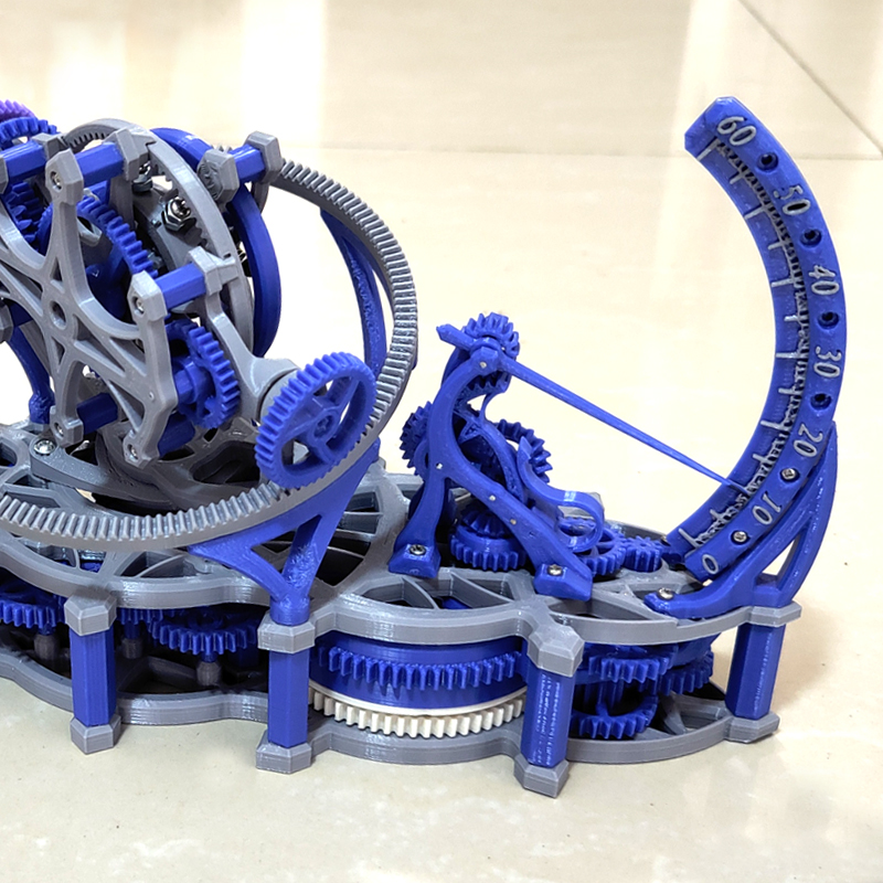 Zufällige Farbe 3D-Druck-Tourb – Skeleton Mechanical Watch Bewertung und Preis