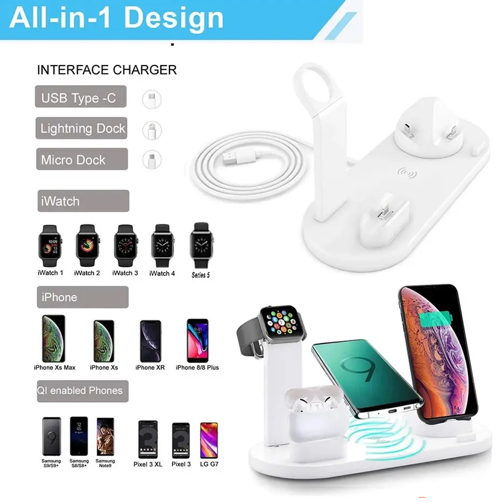 30W 7-in-1 Kabelloses Ladegerä – Watch 7 Smartwatch Iphone Bewertung und Preis