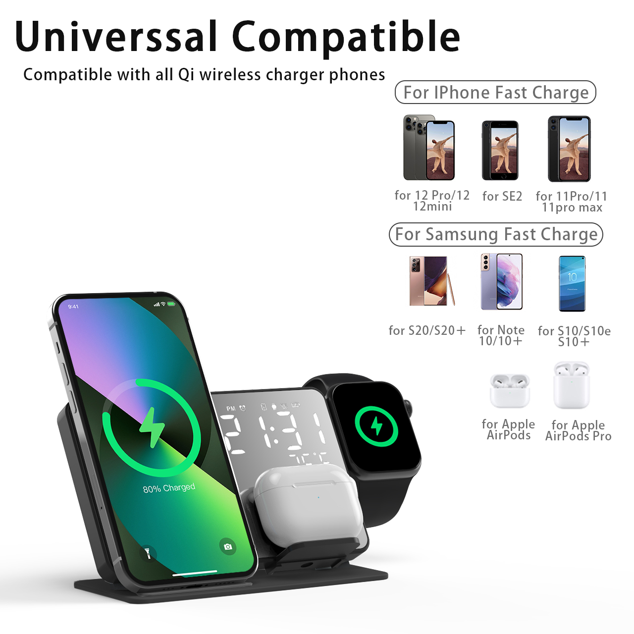 3 in 1 Drahtlose Ladegerät Für – Watch 7 Smartwatch Iphone Bewertung und Preis