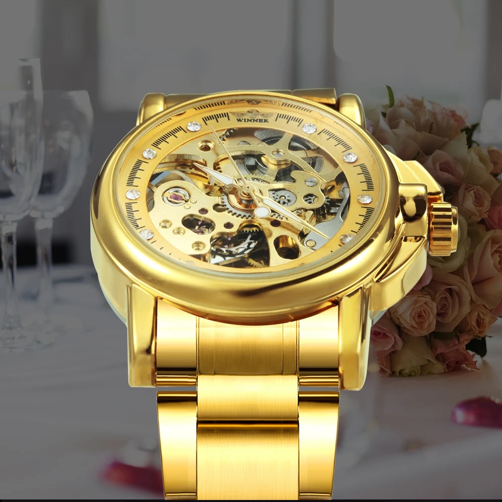 Automatische mechanische Damen – Skeleton Mechanical Watch Bewertung und Preis