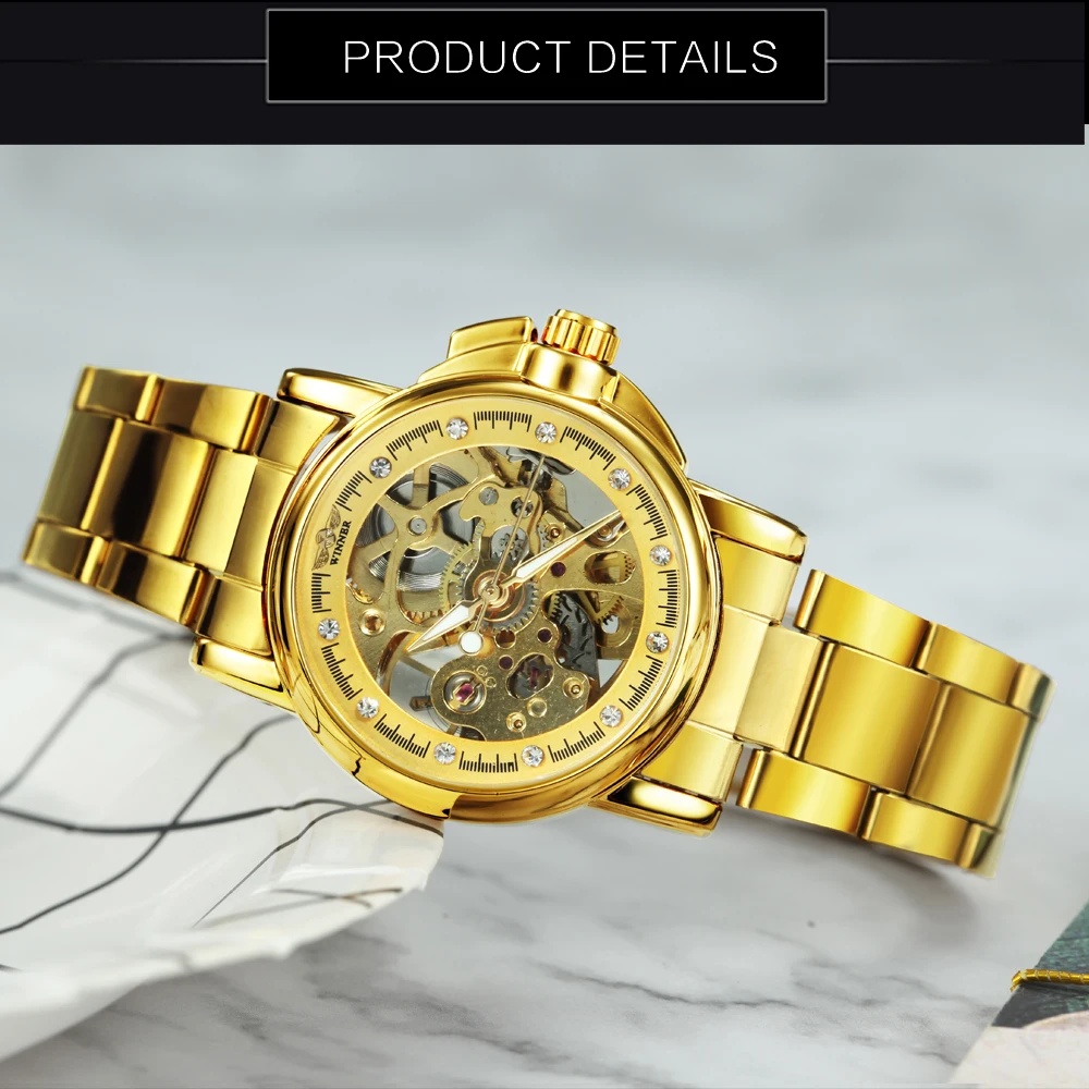 Automatische mechanische Damen – Skeleton Mechanical Watch Bewertung und Preis