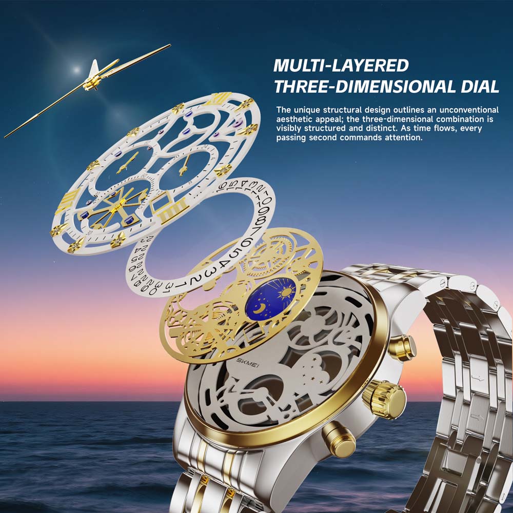 SKMEI Herren-Quarzuhr, nicht-m – Skeleton Mechanical Watch Bewertung und Preis