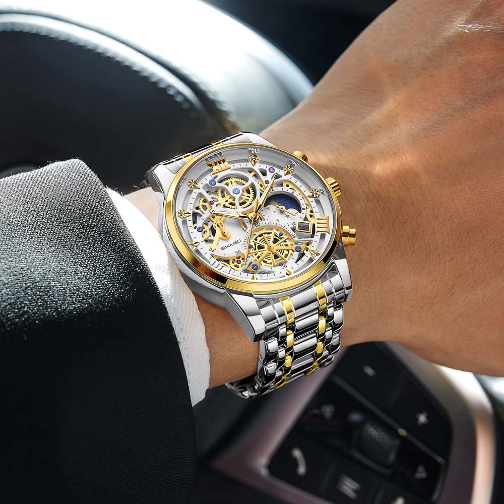 SKMEI Herren-Quarzuhr, nicht-m – Skeleton Mechanical Watch Bewertung und Preis