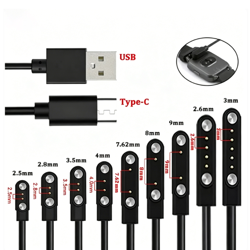 1 Stück 2-Pin 4-Pin Magnetisch – Smartwatch Watches For Kids Bewertung und Preis