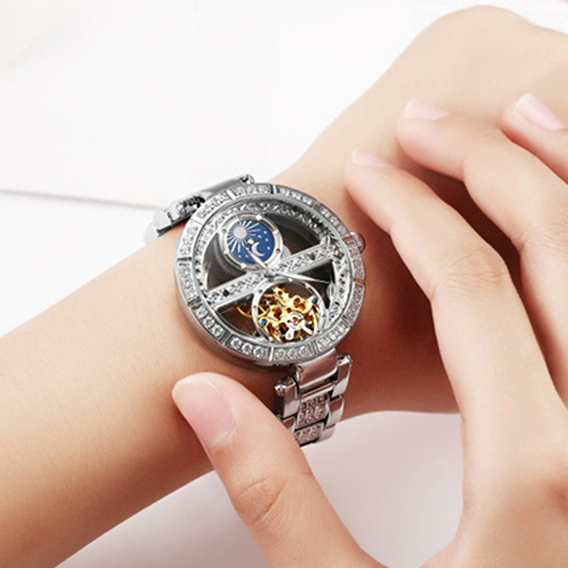 Damenuhr Automatische Frau Lux – Skeleton Mechanical Watch Bewertung und Preis