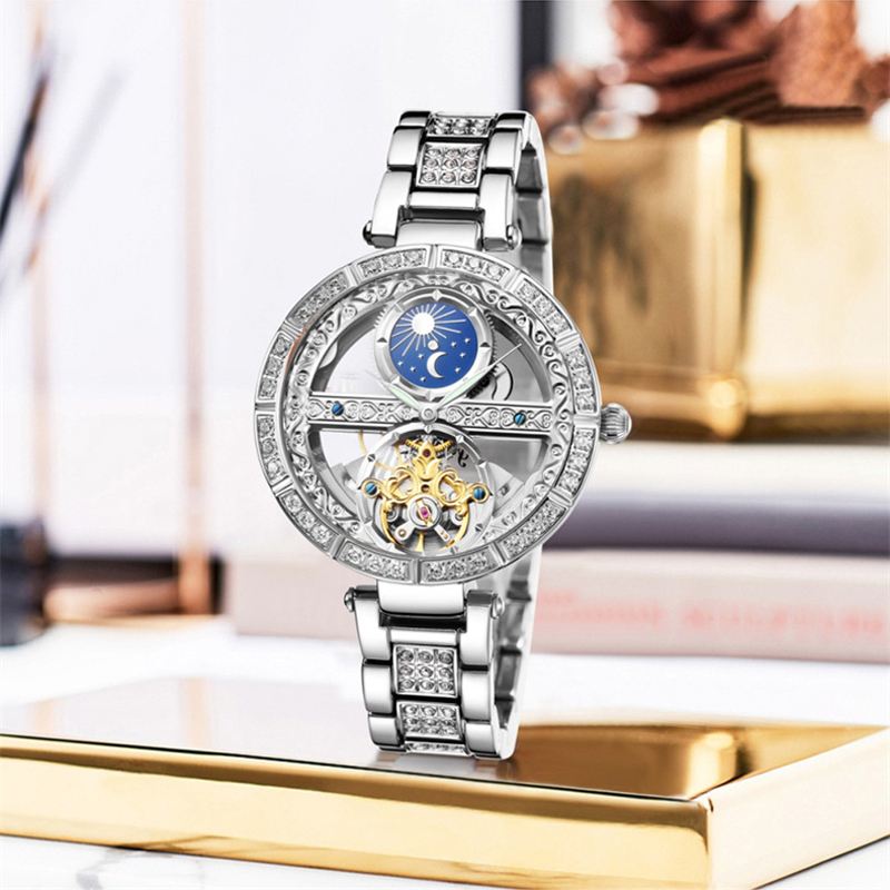 Damenuhr Automatische Frau Lux – Skeleton Mechanical Watch Bewertung und Preis