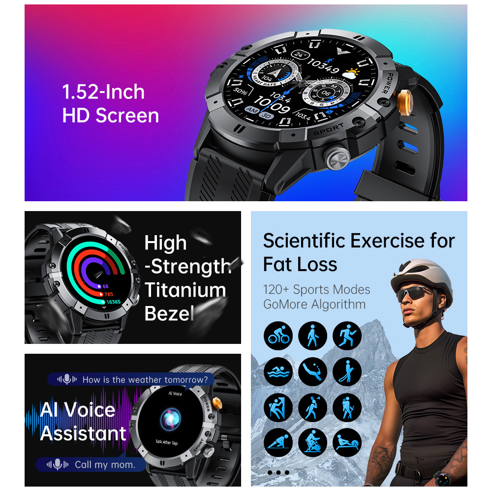Outdoor-Militär-Smartwatch mit – Watch Iwo Bewertung und Preis