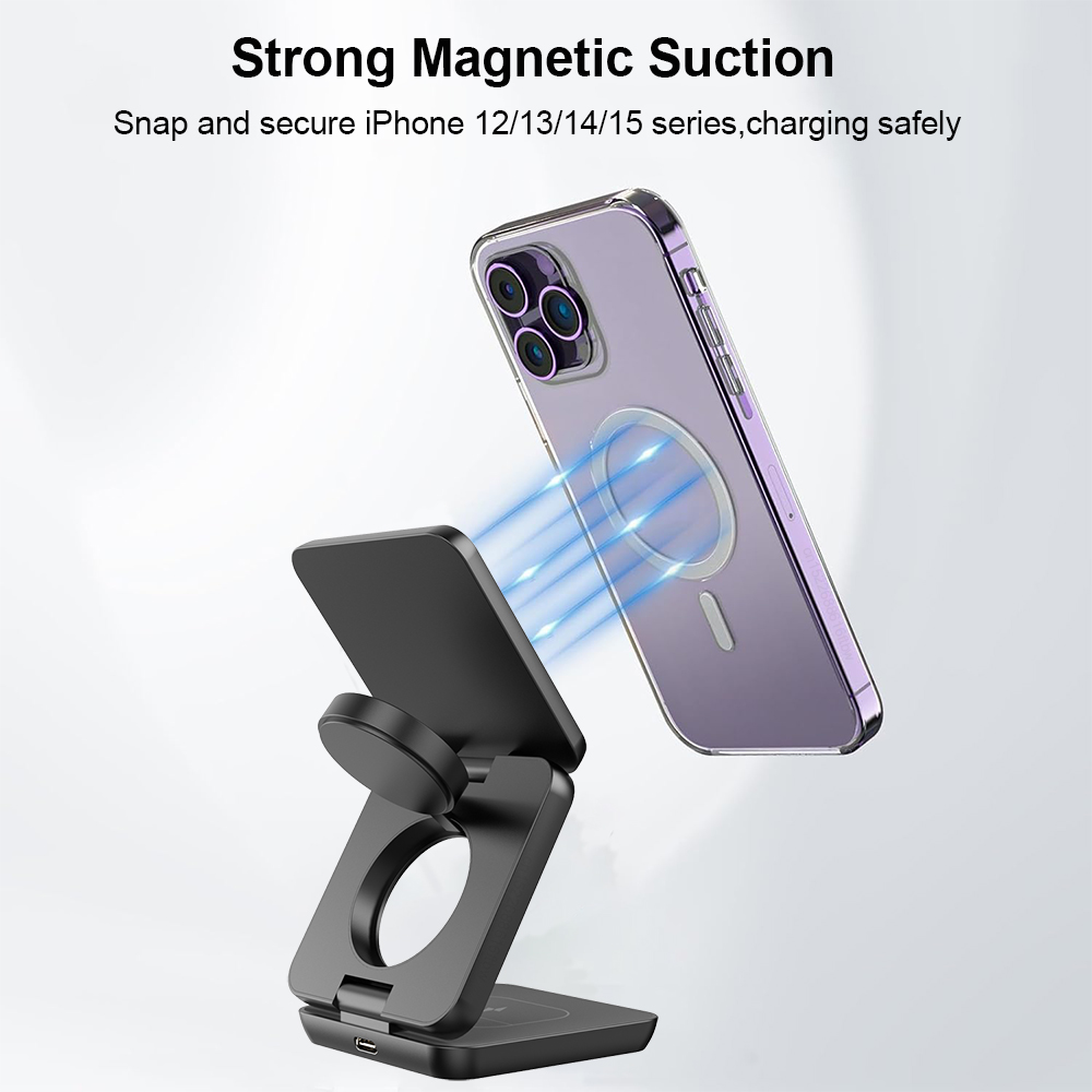 3-in-1 faltbarer magnetischer  – Watch 7 Smartwatch Iphone Bewertung und Preis