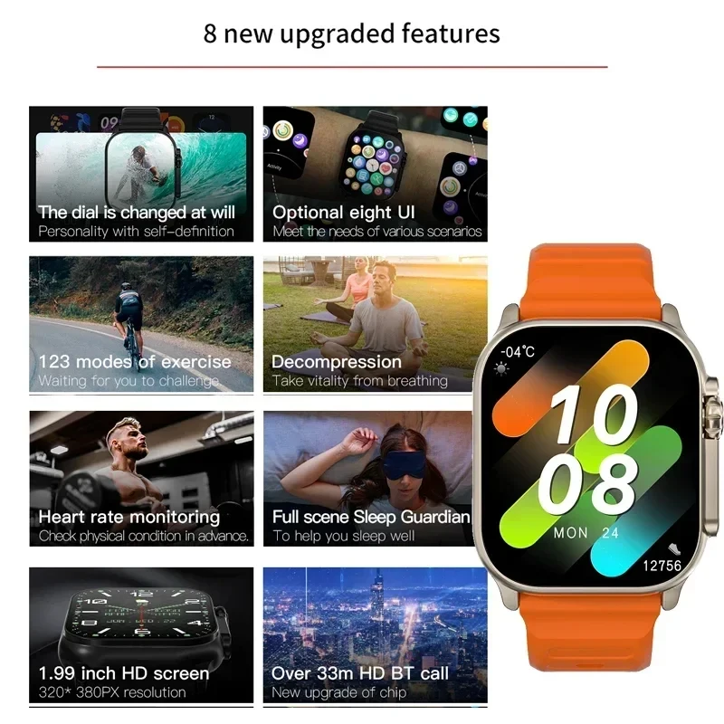 Großhandel Original T800 Ultra – Watch Iwo Bewertung und Preis