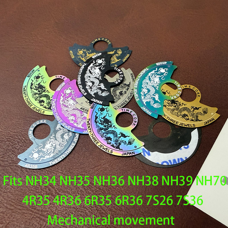 NH35 NH36 Chinesischer Drache, – Watch Movement Rotor Bewertung und Preis