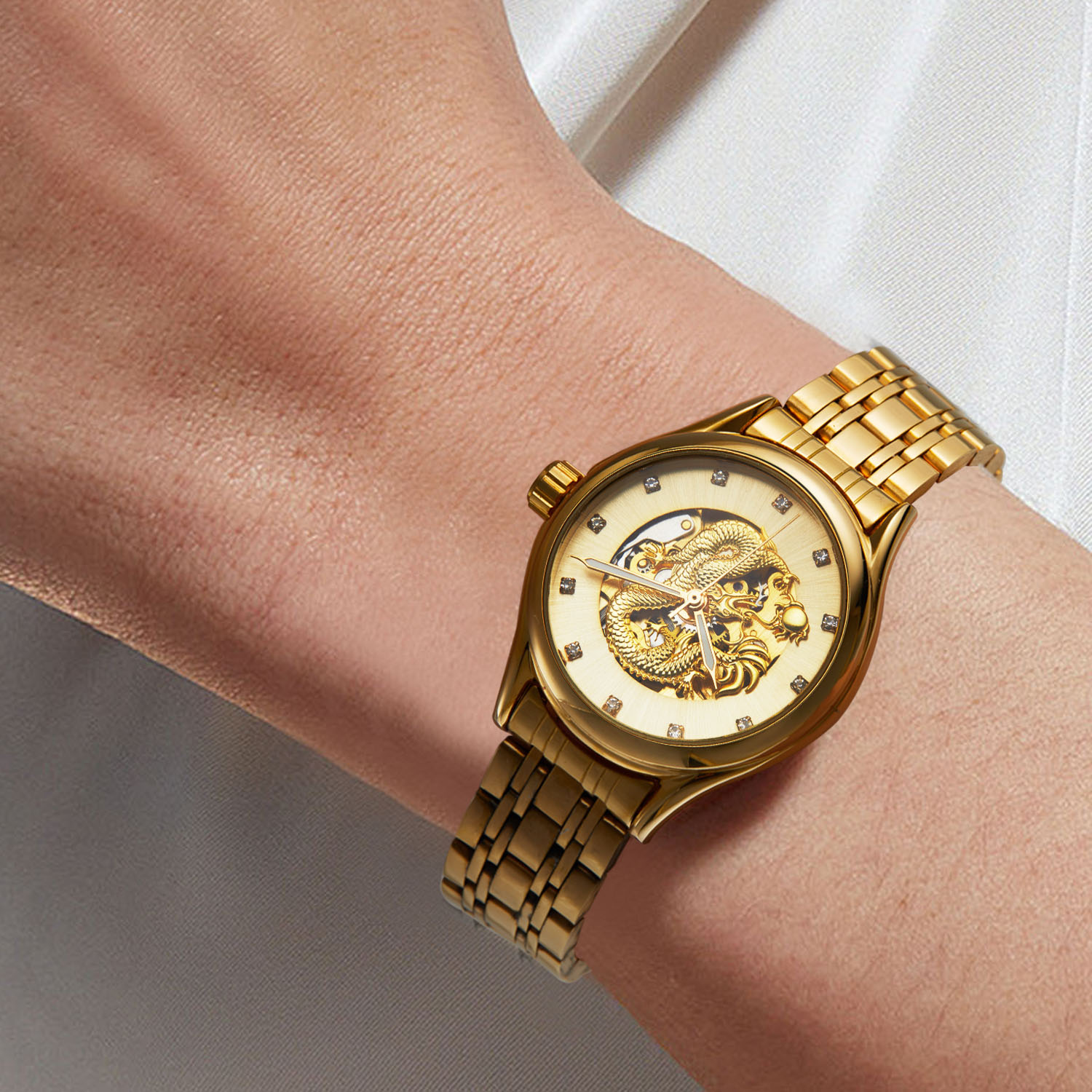 T-WINNER High-End-Luxus-Drache – Skeleton Mechanical Watch Bewertung und Preis