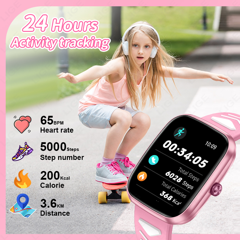 LIGE Neue 1,75 Zoll Bluetooth- – Smartwatch Digital Watches For Kid Boy With Alarm Bewertung und Preis