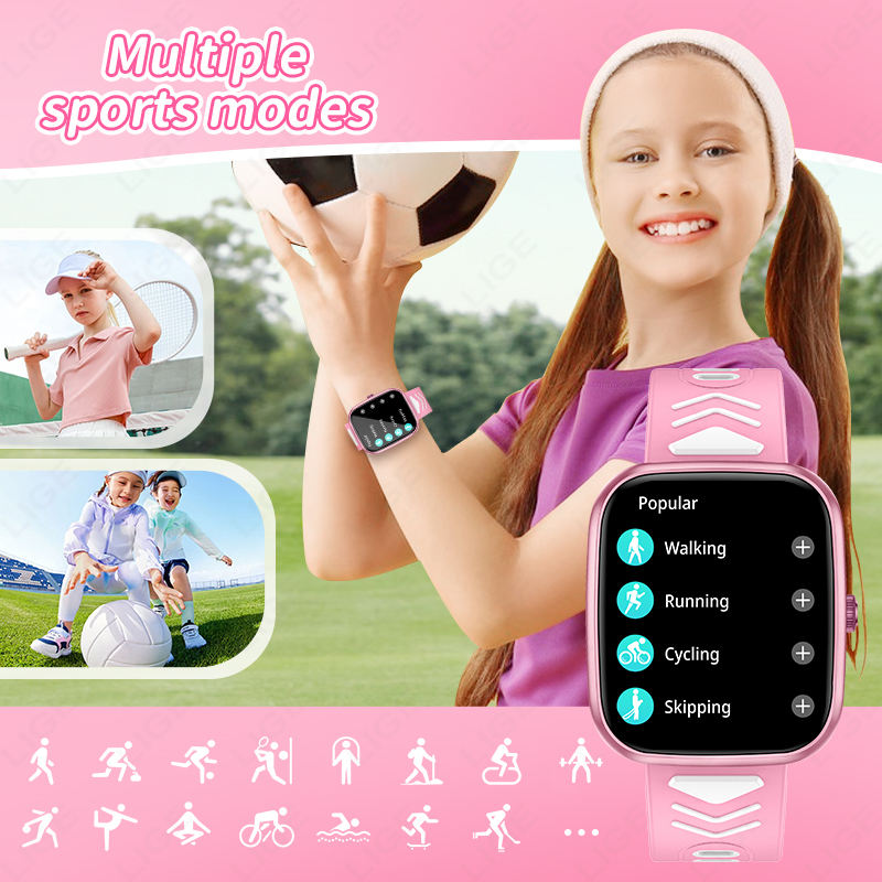 LIGE Neue 1,75 Zoll Bluetooth- – Smartwatch Digital Watches For Kid Boy With Alarm Bewertung und Preis