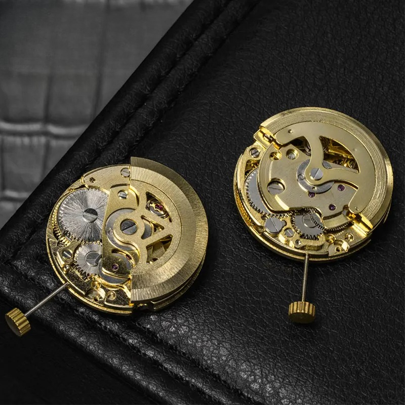 Goldenes Skelett-Uhrwerk 27mm  – Skeleton Mechanical Watch Bewertung und Preis
