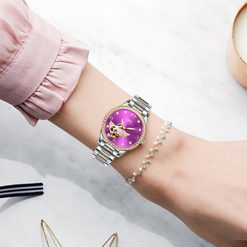 LOBINNI Frauen Automatische Uh – Skeleton Mechanical Watch Bewertung und Preis