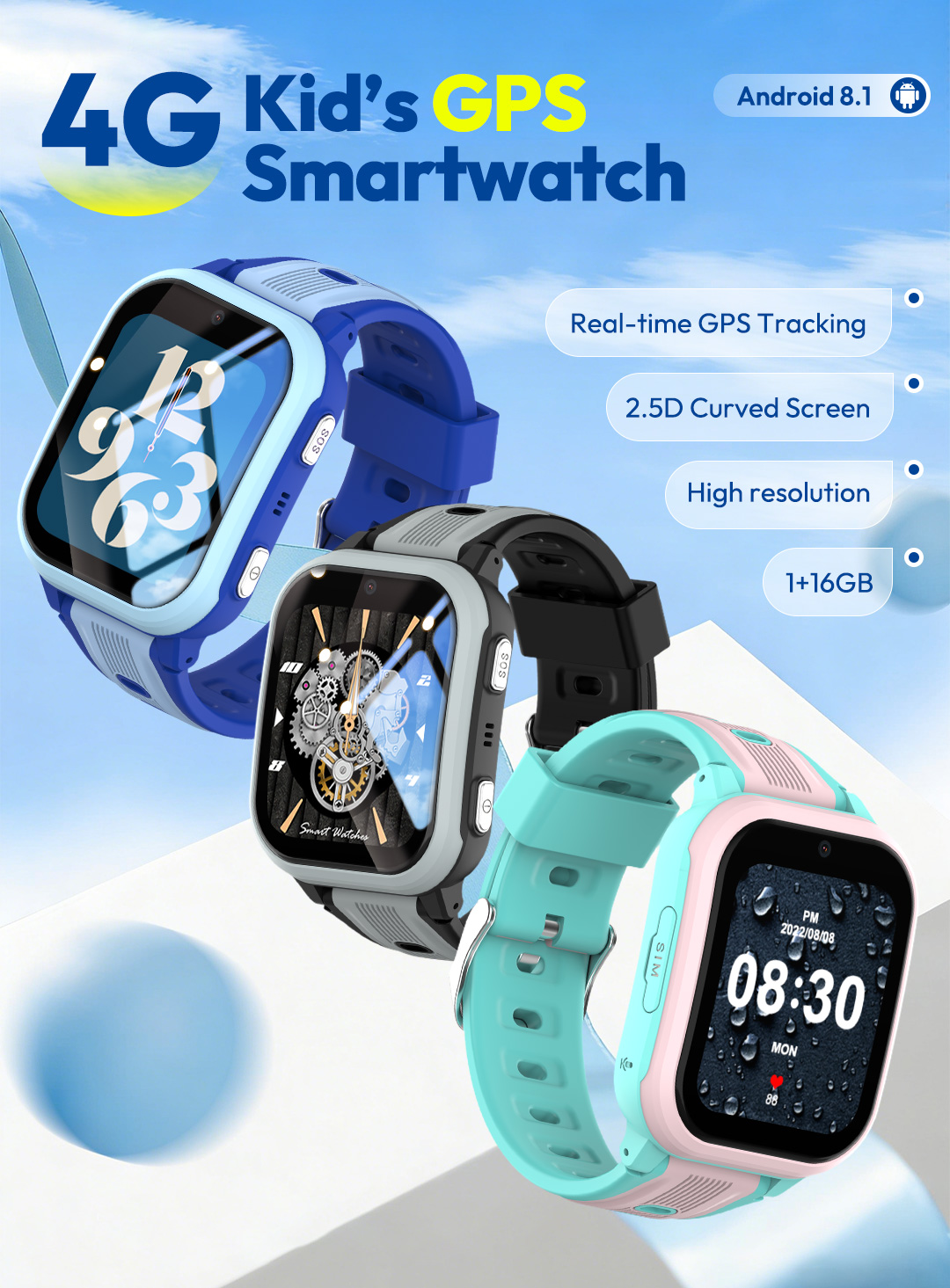 KT41 Smartwatch - 4G Telefon-K – Smartwatch Watches Gift For Boys With Gps Bewertung und Preis