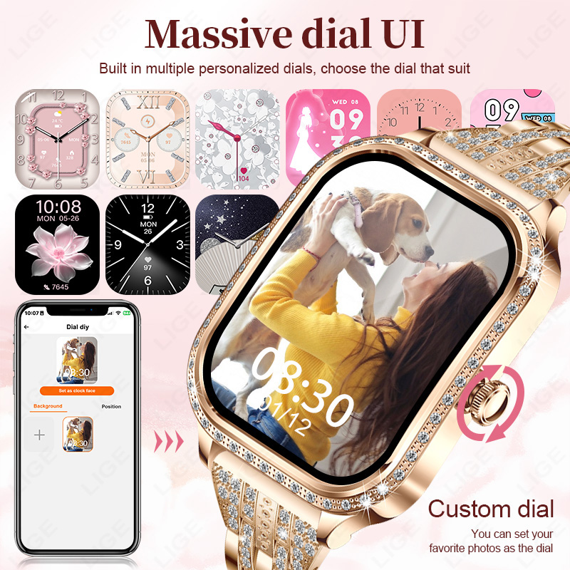 LIGE Smartwatch für Damen, was – Smartwatch Digital Watches For Women Bewertung und Preis