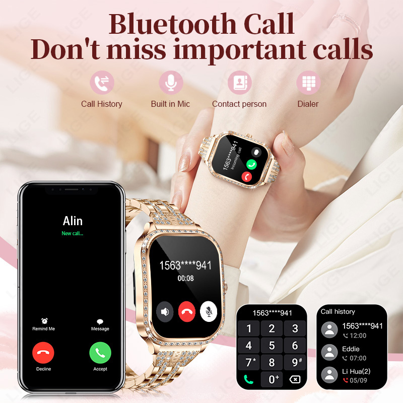 LIGE Smartwatch für Damen, was – Smartwatch Digital Watches For Women Bewertung und Preis